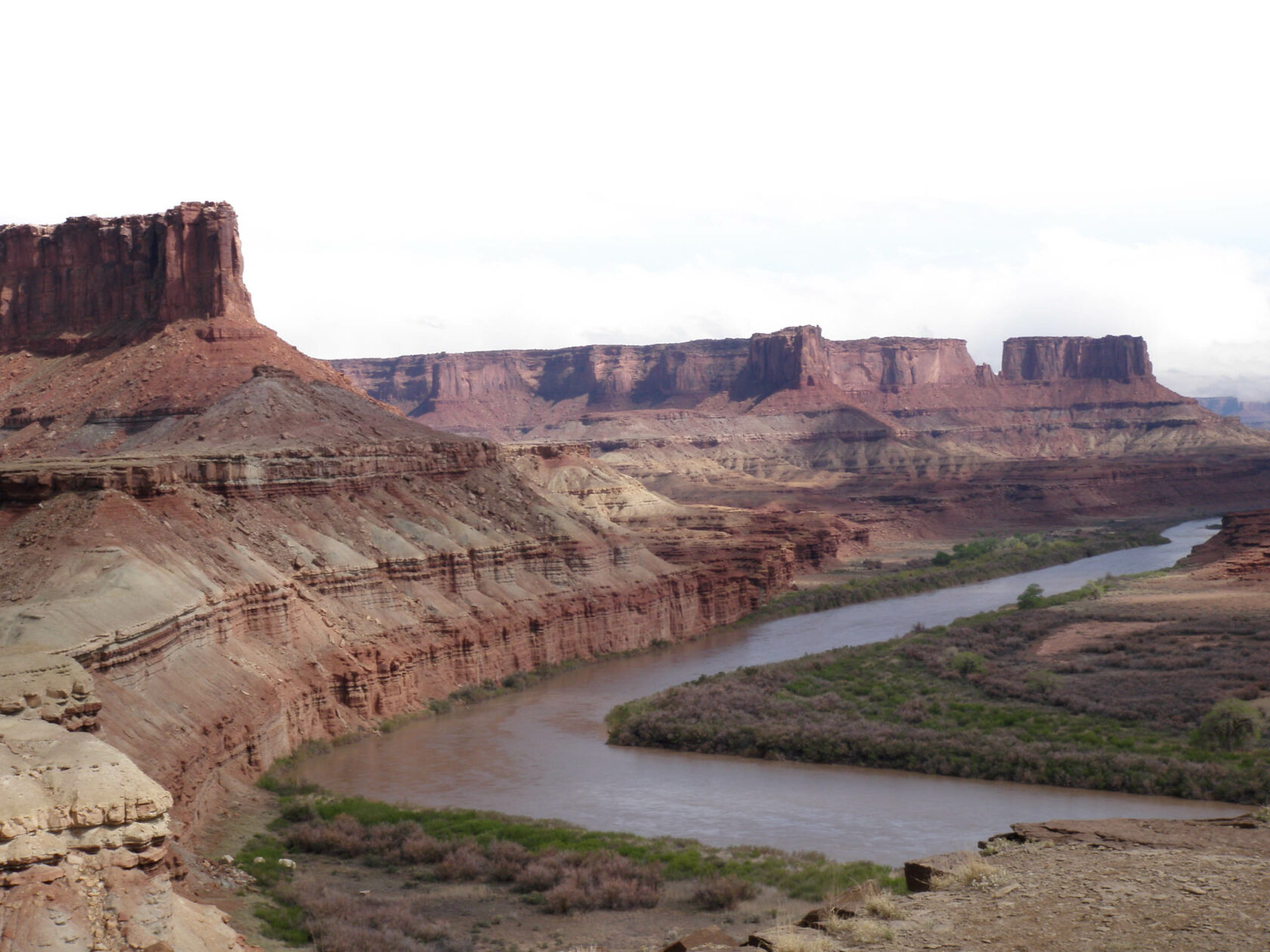 River running through Canyonlands National Park.