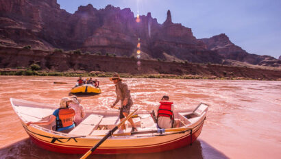 Best camps “Brown Betty is a gigantic beach right at the first rapid. That has to be my favorite. But my other favorite is Kolb Camp. You only camp there at medium to lower flows