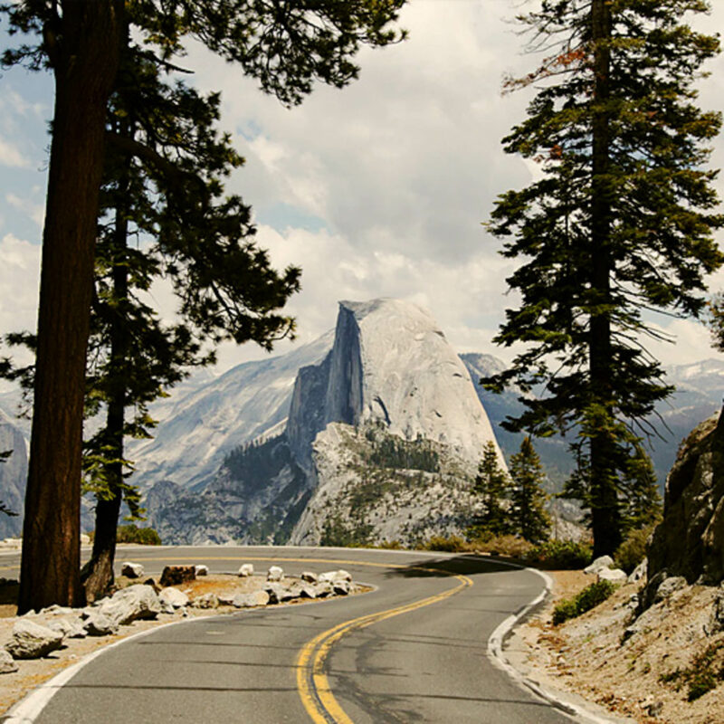 Half dome in Yosemite.