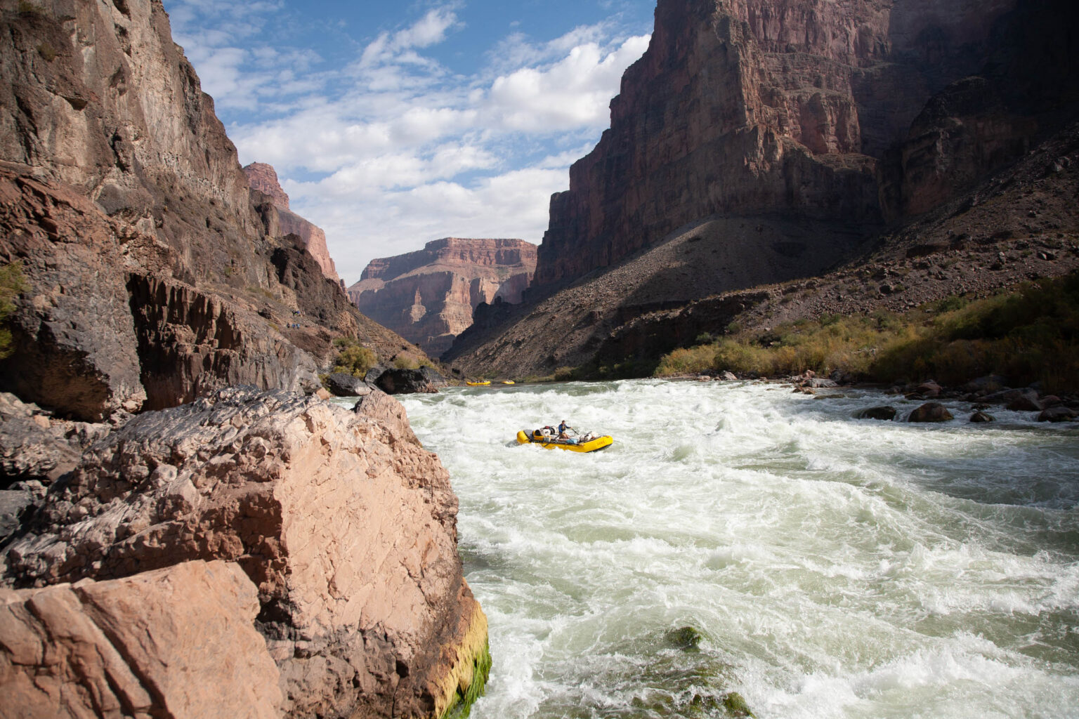 White water rafting.
